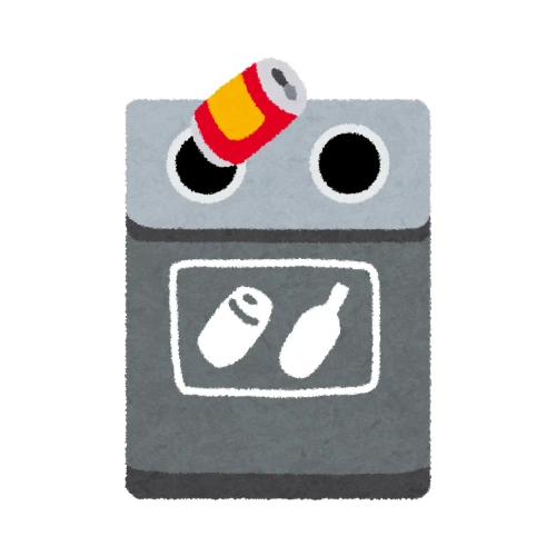 trash bin in japan