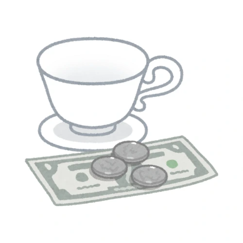 a cup with tip